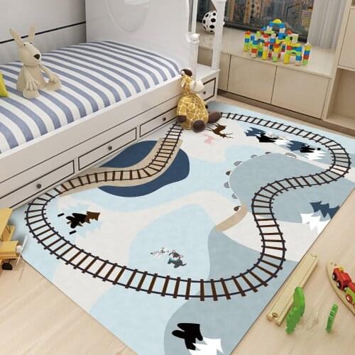 Educational Game Baby Play Mat Rectangular Fashion Children Flannel Carpet Baby Childrens Carpet 2020