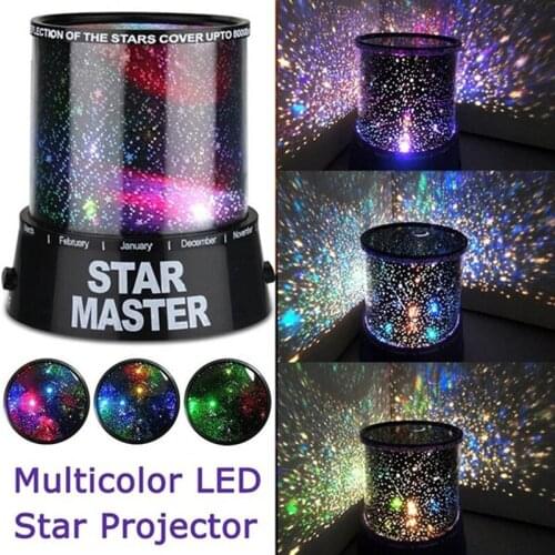 Romantic Amazing LED Starry Night Sky Projector Lamp Star light Cosmos Master