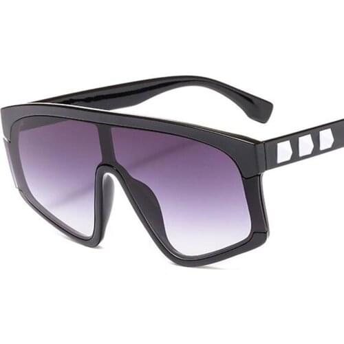 Oversized Square Sunglasses Women Gradient Large Frame Elegant Eyewear Vintage Glasses oculos feminino