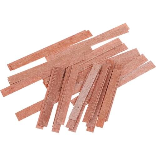20Pcs 70/100mm Solid Wooden Candles Core Wicks For Candles Soy Or Palm Wax Candle Making Supplies DIY Candle Making Accessory