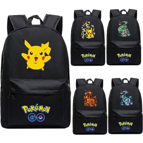 TAKARA TOMY Pokemon Backpack Pikachu Boys Girls Student Anime Schoolbag Computer Backpack Notebook Bag Children Boy Girl Gift
