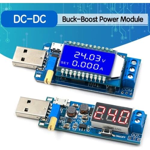 DC-DC 5V to 3.5V / 12V USB Step UP / Down Power Supply Module Adjustable Boost Buck Converter Out DC 1.2V-24V