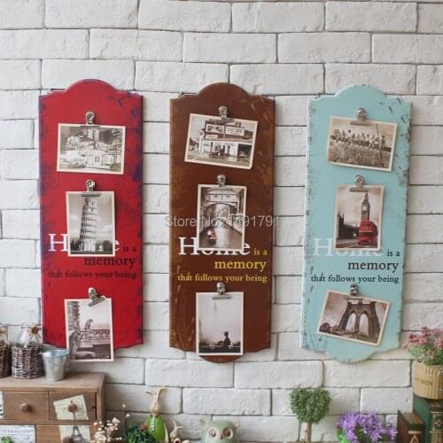 Vintage home bar hotel decoration Wood Plaques Message Board 60*22CM Escape room decoration