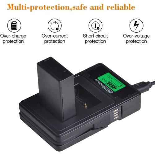 1PC EN-EL20 EN-EL20A Camera Battery+LCD USB Dual Charger with Type C Port for Nikon Coolpix P1000 Nikon1 J1, J2, J3 Nikon1 AW1