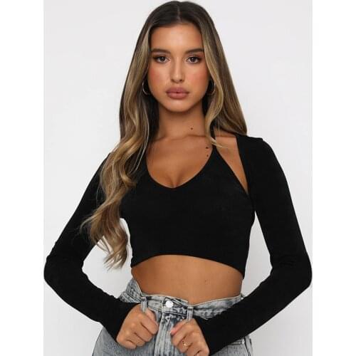 YIN BU Women's Cropped Tank Tops