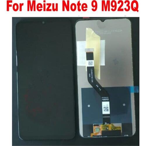 100% Tested Working Glas Sensor For Meizu Note 9 Note9 M923Q LCD Display Touch Screen Digitizer Assembly 6.2" Phone Pantalla