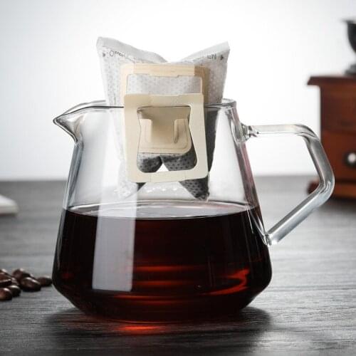 400ml/650ml Glass Coffee Sharing Pot Home Hand Brewing Coffee Pot Hand Made Coffee Maker Ice Drip Coffee Pot