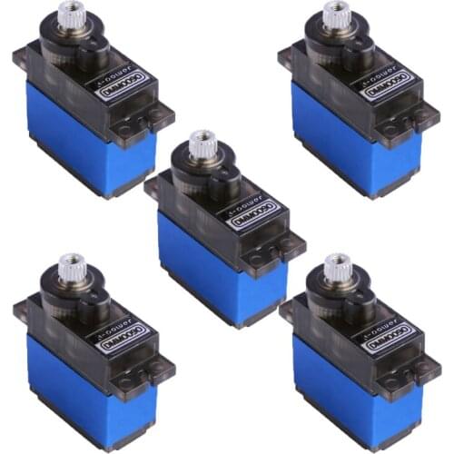 5PCS K-power DMM0090 3KG High Torque Metal Gear Micro Digital Servo Motor For RC Helicopter Car Plane Airplane Boat Toys Hobbies