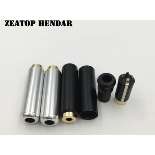 50Pcs 2.5mm 4Pole Jack 2.5 Stereo + Mic Female Plug with Housing Port for Headphone Audio Cable Adapter DIY Connector