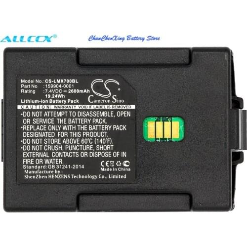 Cameron Sino 2600mAh/3400mAh Battery 159904-0001, 163467-0001 for LXE MX7