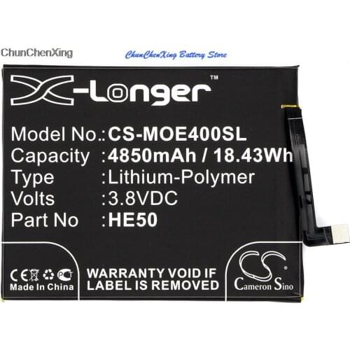 Cameron Sino Battery HE50, SNN5989A for Motorola Moto E4 Plus, XT1770, XT1771, XT1775