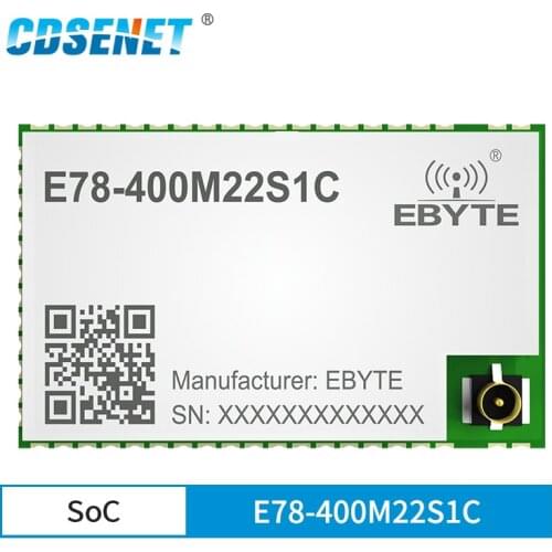 ASR6601 LoRa Module 433MHz 22dBm Wireless Module SX1262 SMD IPEX Antenna 6km Long Distance E78-400M22S1C