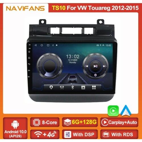 Android 11 DSP RDS Carplay Auto Car Radio Multimedia For Volkswagen VW Touareg FL NF 2010-2018 Video Player Navigation GPS WIFI