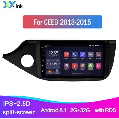 Android 8.1 Car Radio Multimedia Player GPS Navigation system For KIA Cee'd CEED JD 2012-2016 Accessories aduio stereo bt 1 din