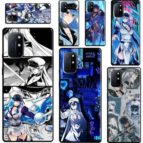 Esdeath Akame Ga Kill Case For Realme 6 7 8 Pro GT Neo C21 C11 C3 Q3 Pro Soft Cover For OnePlus 8T 7T 9R 8 9 Pro