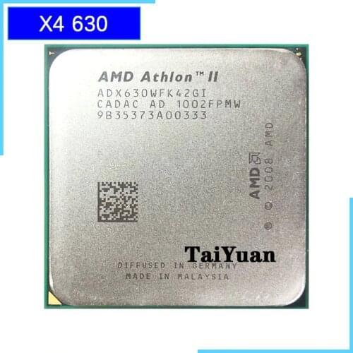 AMD Athlon II X4 630 2.8 GHz Quad-Core CPU Processor ADX630WFK42GI Socket AM3
