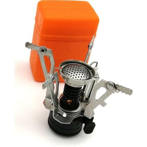 ZK20 High quality gas cooker portable outdoor light picnic cooking camping aluminum alloy stove ultra stove survival furnace