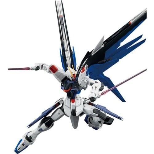 Gunpla 6650 Freedom 2.0 MG 1/100 with luminous stickers assembled model toy gift