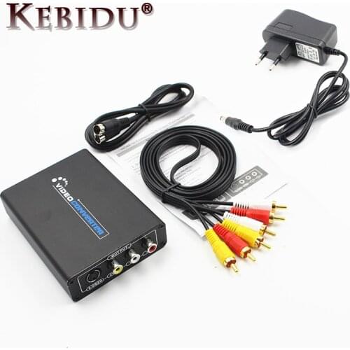 Hot HDMI to AV S-Video CVBS Video Converter HD 3RCA PAL/NTSC Switch HDMI to SVIDEO+S VIDEO Switcher Adaptor for TV PC Newest