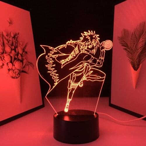 Handsome And Cold Anime Figure 3D LED Lamp Home Decoration Lamp Birthday Gifts Bedroom Small Night Light 7 Colors USB Charging