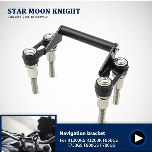 Motorcycle FOR BMW R1200RS R1200R F850GS F750GS F800GS F700GS GPS Bar Mobile Phone bracket GPS front Stand Holder Smartphone