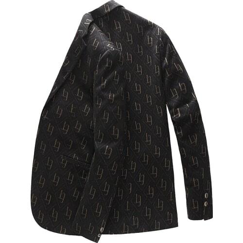 Mens Slim Fit Casual Two Button Blazer Jacket 2021 Spring Autumn New High Quality Men Business Casual Wedding Blazer