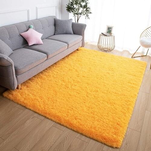 Soft Fluffy Area Rugs Shag Furry Rug for Living Room Modern Plush Nursery Rugs Solid Accent Floor Carpet Home Decor Carpet Mat