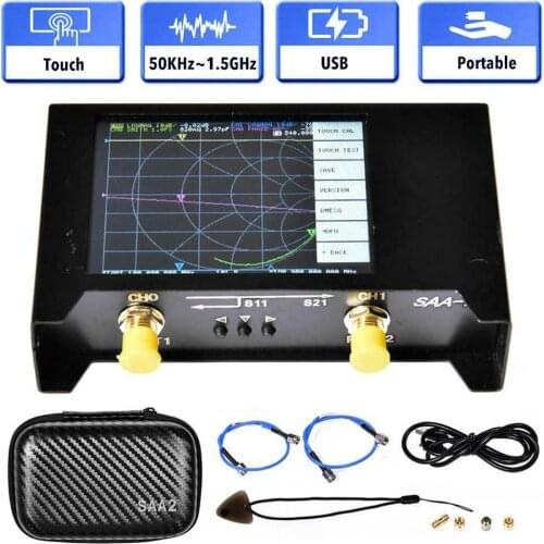 TZT 50K-3GHz NanoVNA Vector Network Analyzer Antenna Analyzer Shortwave Metal Shell SAA2