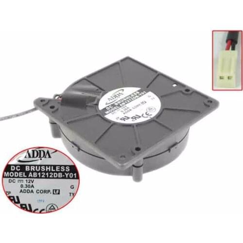 ADDA AB1212DB-Y01 Server Cooling Fan DC 12V 0.30A 120x120x32mm 2-wire