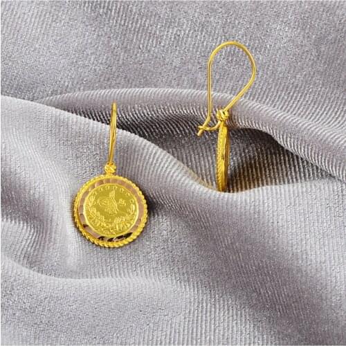 Ottoman Series Pencil Embroidered Round Earrings For Women Extraordinary Earrings Jewelry