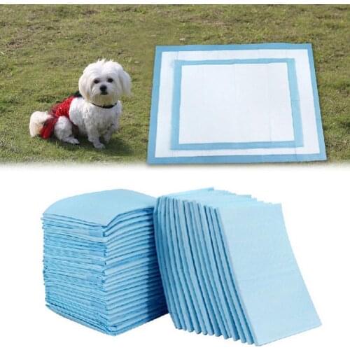 100Pcs Dog Cat Rabbit Diapers Sanitary Deodorant Nappy Pad Mat Pet Supplies Dog Cat Cleaning Products