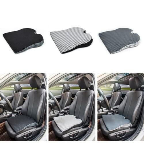 Car wedge seat cushion for car driver’s seat, office chair, wheelchair, memory foam seat, orthopedic support and low back pain