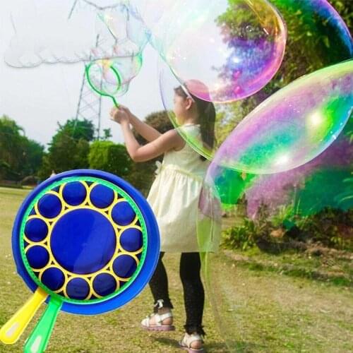 Bubble Machine Blowing Bubble Tool Soap Bubble Maker Blower Set Big Bubble Dish Outdoor Funny Gift Toys For Children Bubble Wand