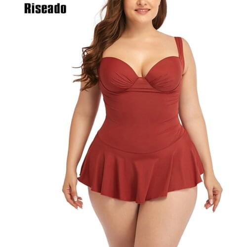 Riseado Red One-piece Swimwear