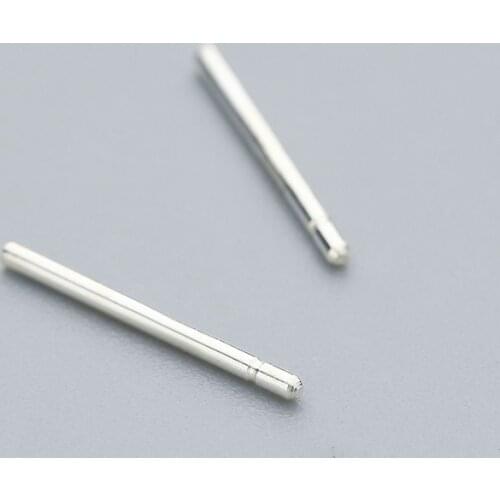 Martick Simple Style 925 Sterling Silver Stud Earrings Ear Sticks For Woman Jewelry Never Fade GSE7