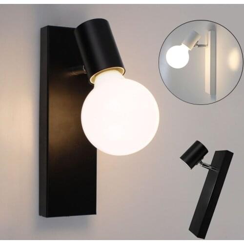 Nordic Modern Porch Wall Light Industrial Loft Lighting Fixture Home Indoor Bedroom Kitchen Iron LED Wall Lamp