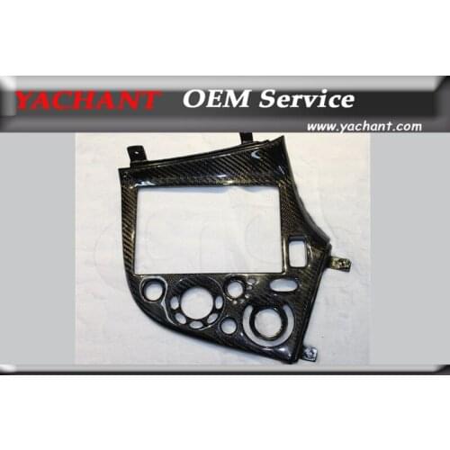 Car-Styling Carbon Fiber Interior Trim Fit For 1992-1997 Mazda RX7 FD3S LHD Radio Surround Replacement