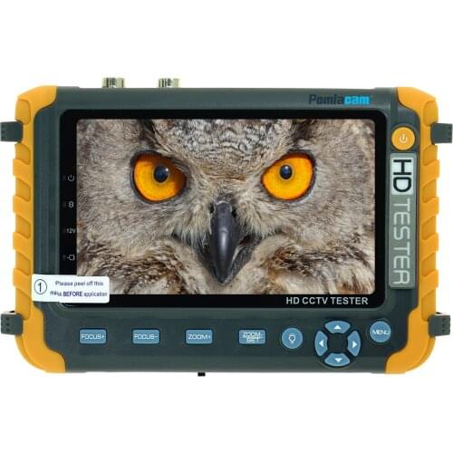 8MP CCTV Monitor camera 5 Inch Display monitor Audio Testing 8MP TVI AHD CVI CCTV camera Tester PTZ Security Camera Tester