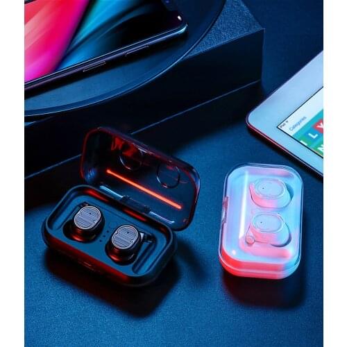 NEW Bluetooth Earbuds 5.0 TWS Wireless Headsets Mini Earphones HiFi Sound Sport Waterproof HD MIC Handsfree for All Phone