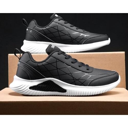 Spring Men Shoes Lightweight Sneakers Waterproof Outdoor Walking Comfortable Winter Warm Boots Plus Size 45 Casual Shoes Men