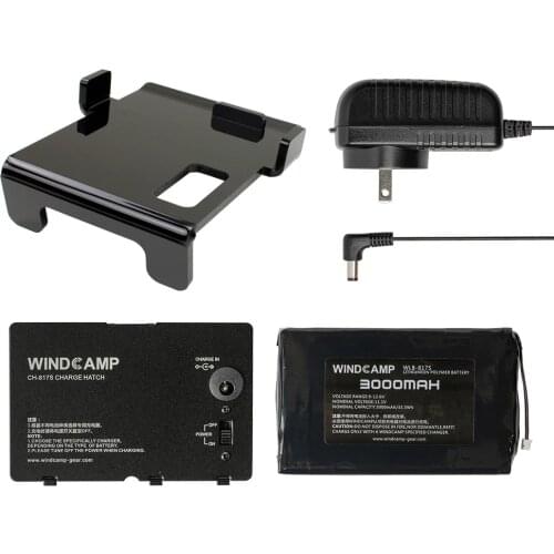 WINDCAMP WLB-817S LIPO 3000mAh Battery (For Yaesu FT-817 FT-818) + Stand + Hatch