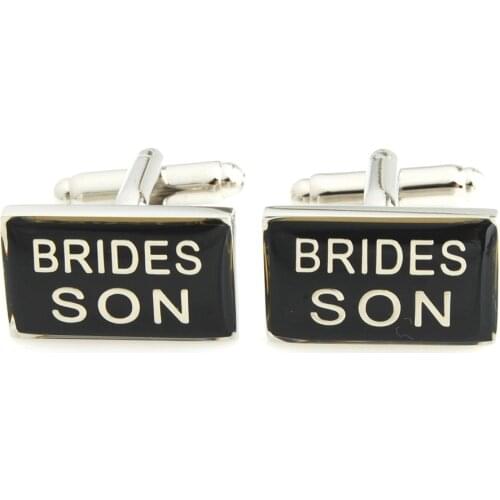 YH-1564 Novelty Brother of The Groom,Brides Son,Grooms Son Wedding Cufflinks- Factory Direct Selling