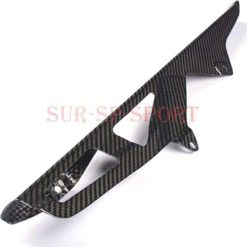 Chain Guard For Suzuki GSXR 1000 2009 2019 Full Carbon Fiber 100% Twill