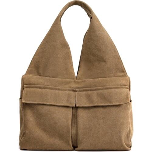 Women canvas crossbody bag Large Pocket Casual Tote Womens Handbags Shoulder Handbags Travel Capacity Messenger Bags