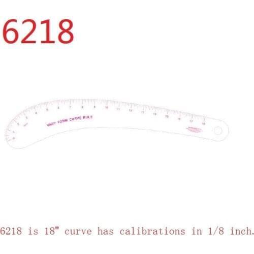 18" Plastic Curve Ruler Vary Form #6218