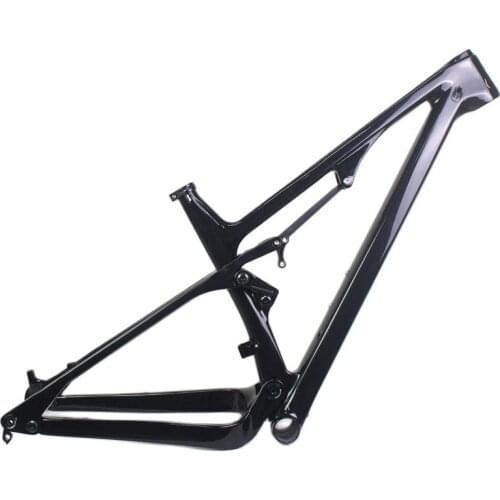 27.5er 29er carbon full suspension bike frame 142X12/148X12mm Disc brake mountain bike frame Rear Rotor Size 160mm mtb bicycle