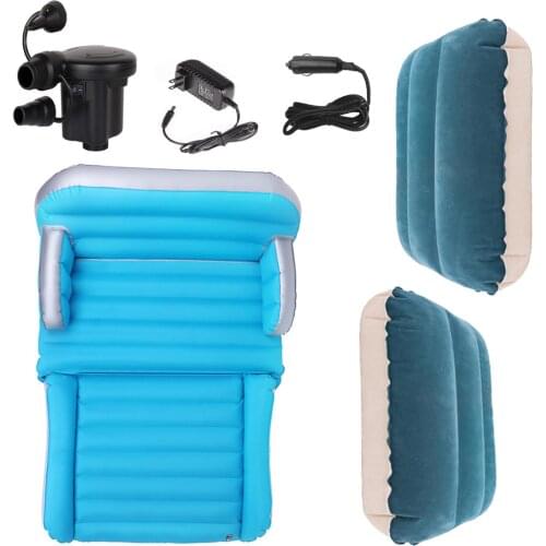 Car Air Mattress Travel Bed Inflatable Mattress Air Bed Portable Camping Outdoor Auto Back Cover Sofa Cushion