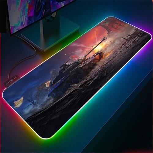 Tank Game Accessories Big Mouse Pad RGB Table Pad Mouse Pad Mouse Pad Grandemini High Quality Office Desk Pad Mouse Pad Company