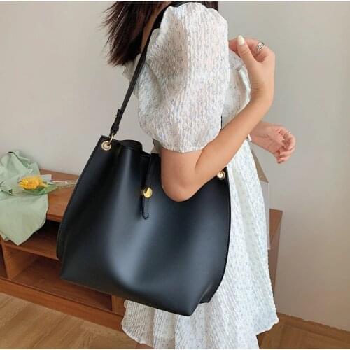 Brand Designer Womens Tote Bags 2021 Autumn Winter New Ladies Shoulder Bag High Quality Pu Handbags Large Capacity Shopper Bag