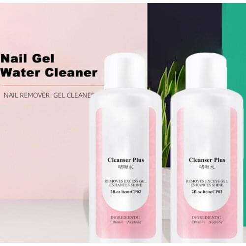 35ml Liquid Cleanser Quick Dry Polish Gel Degrease Transparent Poly Nail Extension Gel Slip Solution Quick Clean Nail Polish